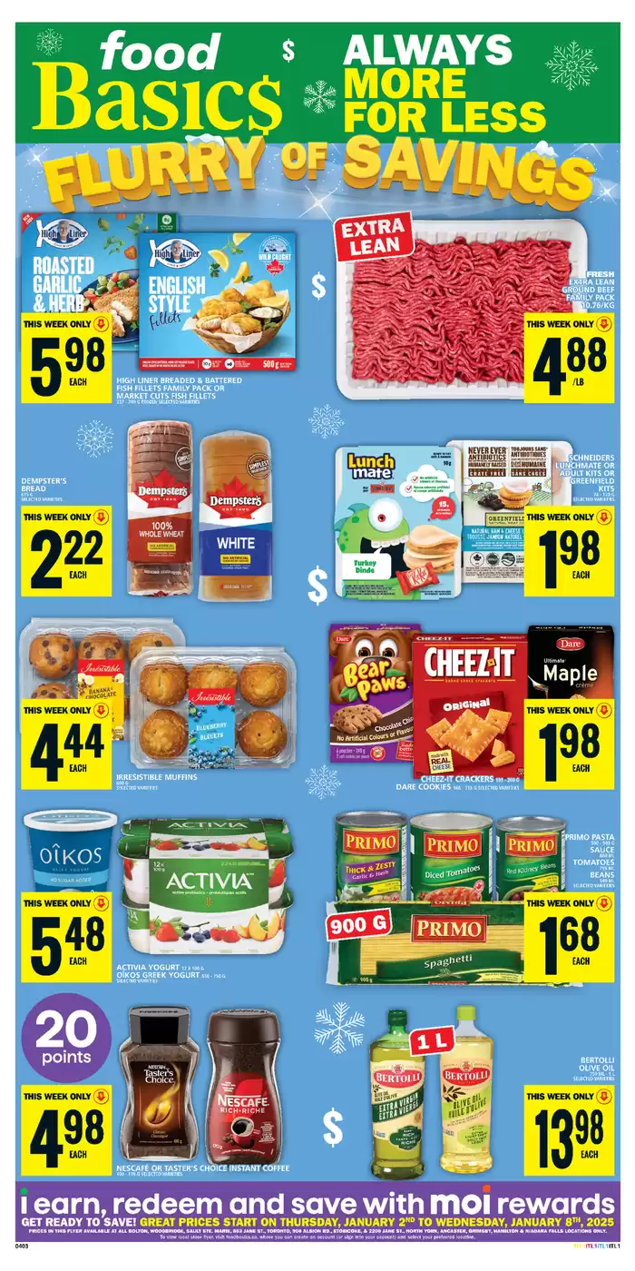 Food Basics catalogue in Hamilton | Top offers for smart savers | 2025-01-02 - 2025-01-08