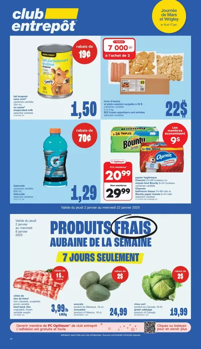 Grocery offers in Balzac | Wholesale Club Weekly ad in Wholesale Club | 2025-01-02 - 2025-01-08