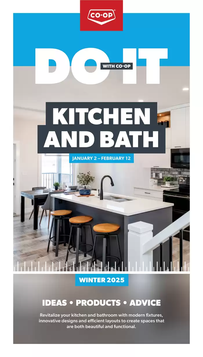 Co-op Home Centre catalogue in Leduc | Do It With Co-op: Kitchen and Bath | 2025-01-02 - 2025-02-12