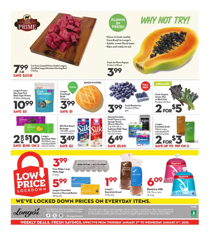 Longo's catalogue in Toronto | Weekly Flyer | 2025-01-02 - 2025-01-07