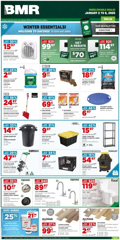 Garden & DIY offers in Coteau-du-Lac | Top deals for all customers in BMR | 2025-01-02 - 2025-01-08