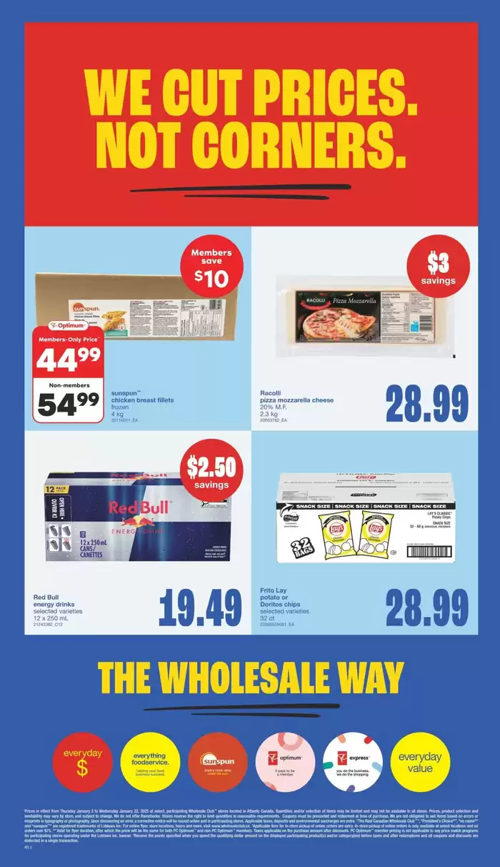 Wholesale Club catalogue in Oshawa | Wholesale Club Weekly ad | 2025-01-02 - 2025-01-22