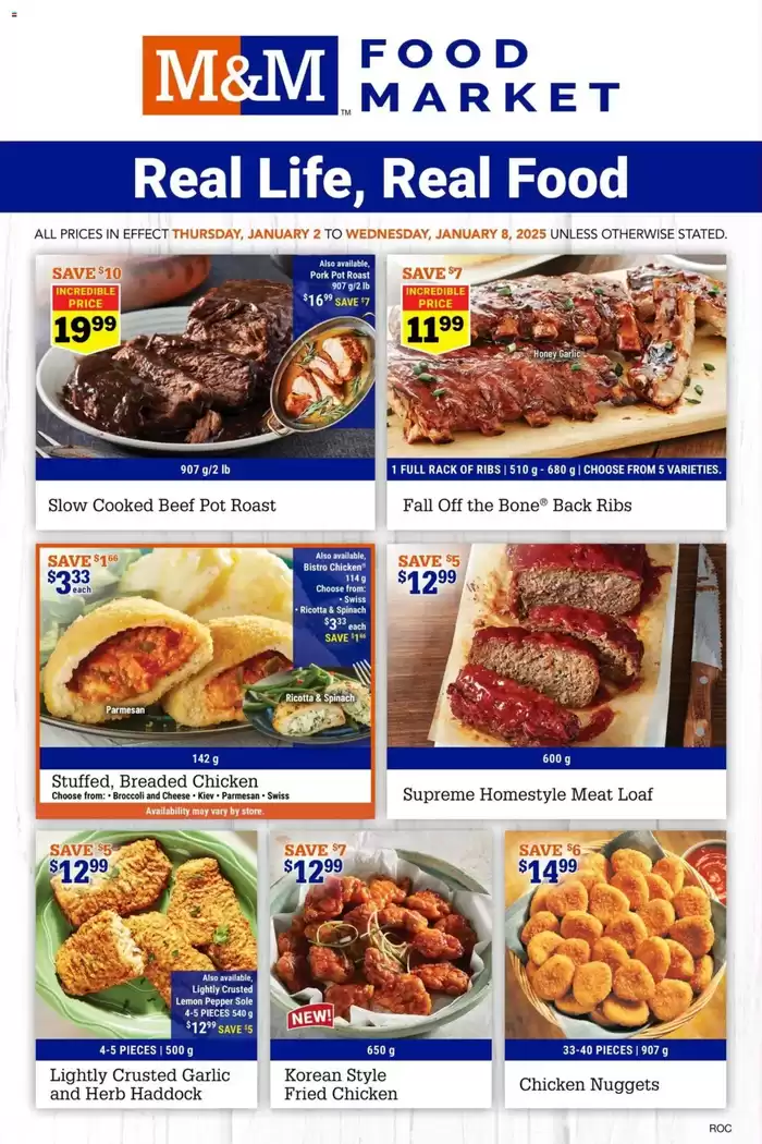 M&M Meat Shops catalogue in Saint John | M&M Meat Shops weekly flyer | 2025-01-02 - 2025-01-08