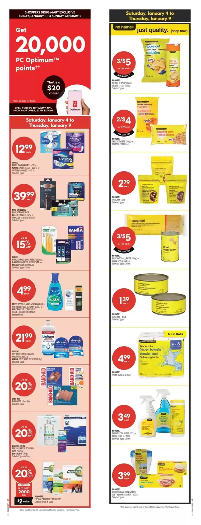 Shoppers Drug Mart catalogue in Windsor (Ontario) | Great discounts on selected products | 2025-01-04 - 2025-01-09