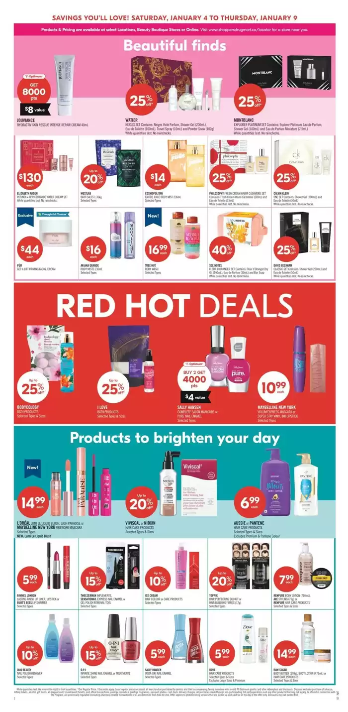 Shoppers Drug Mart catalogue in Windsor (Ontario) | Great discounts on selected products | 2025-01-04 - 2025-01-09