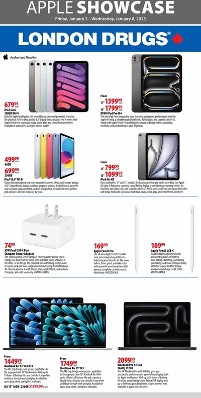 London Drugs catalogue in Edmonton | London Drugs Weekly ad | 2025-01-03 - 2025-01-08