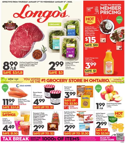 Longo's catalogue in Toronto | Weekly Flyer | 2025-01-02 - 2025-01-07