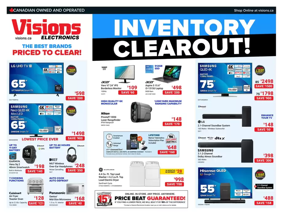 Visions Electronics catalogue in Victoria BC | Flyer | 2025-01-03 - 2025-01-09