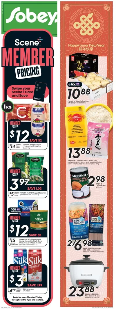 Sobeys catalogue in Hamilton | Top offers for smart savers | 2025-01-02 - 2025-01-08