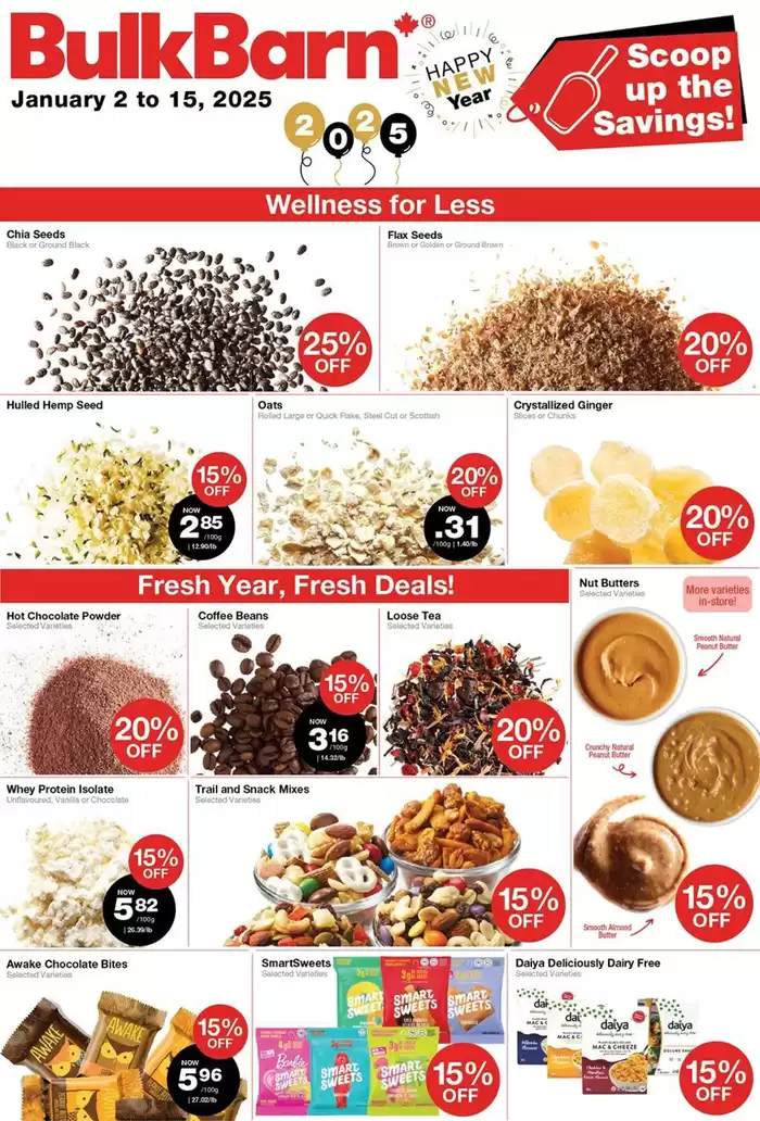 Bulk Barn catalogue in Montréal-Est | Bulk Barn Weekly ad | 2025-01-02 - 2025-01-15