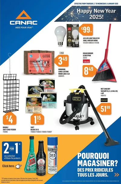 Garden & DIY offers in kirkland | Canac weekly flyer in Canac | 2025-01-02 - 2025-01-08