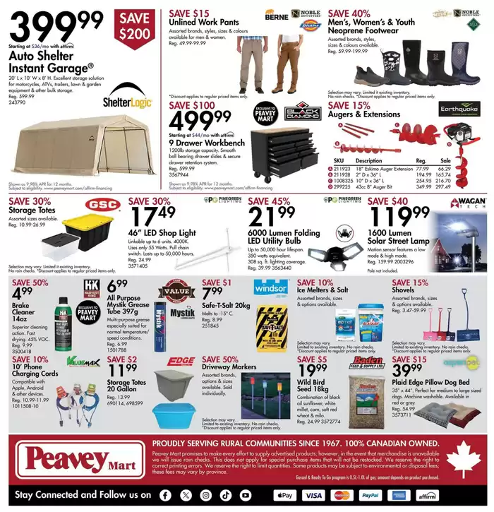 Peavey Mart catalogue in Whitchurch-Stouffville | New Year Savings | 2025-01-03 - 2025-01-19