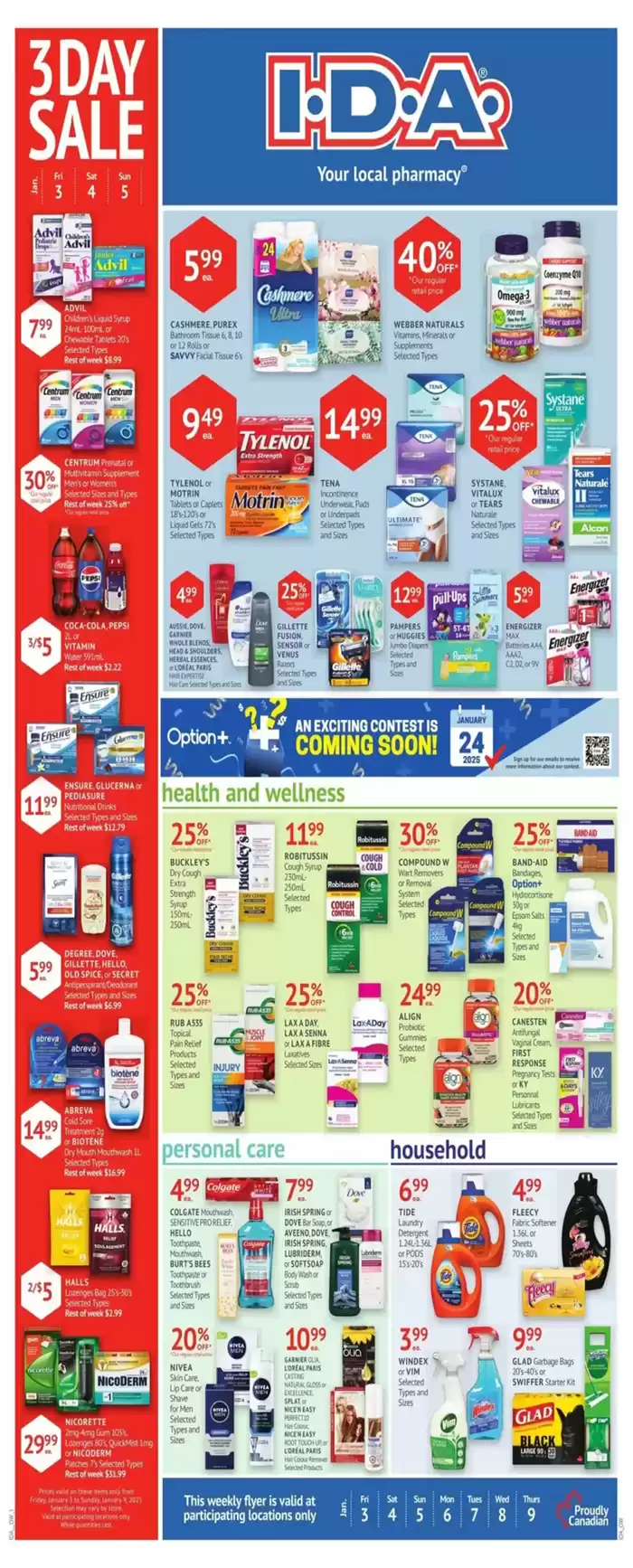 IDA Pharmacy catalogue in Edmonton | Weekly Specials | 2025-01-03 - 2025-01-09