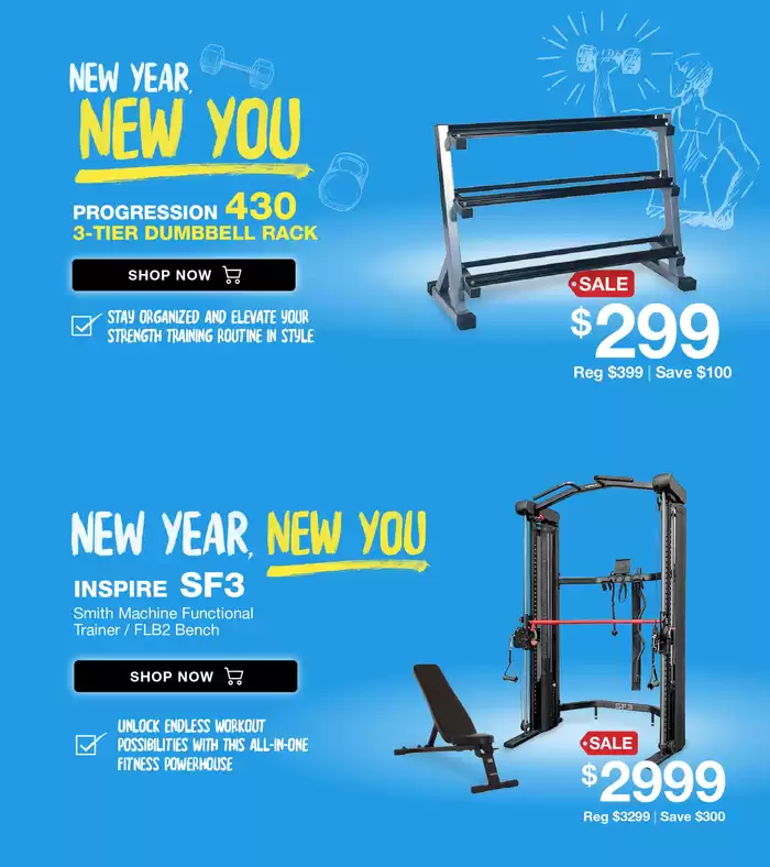 Flaman Fitness catalogue in Vancouver | New Year Sale | 2025-01-03 - 2025-01-17