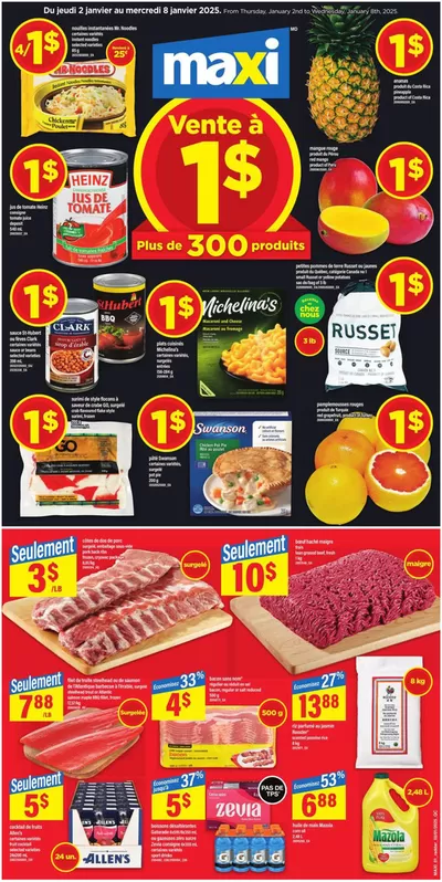 Grocery offers in Richmond QC | Weekly Flyer -Hybris in Maxi | 2025-01-02 - 2025-01-08