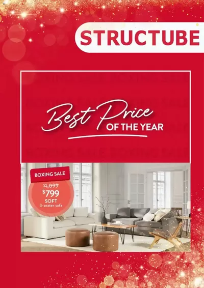 Home & Furniture offers in Salaberry-de-Valleyfield | Best Price Of The Year in Structube | 2025-01-06 - 2025-01-20