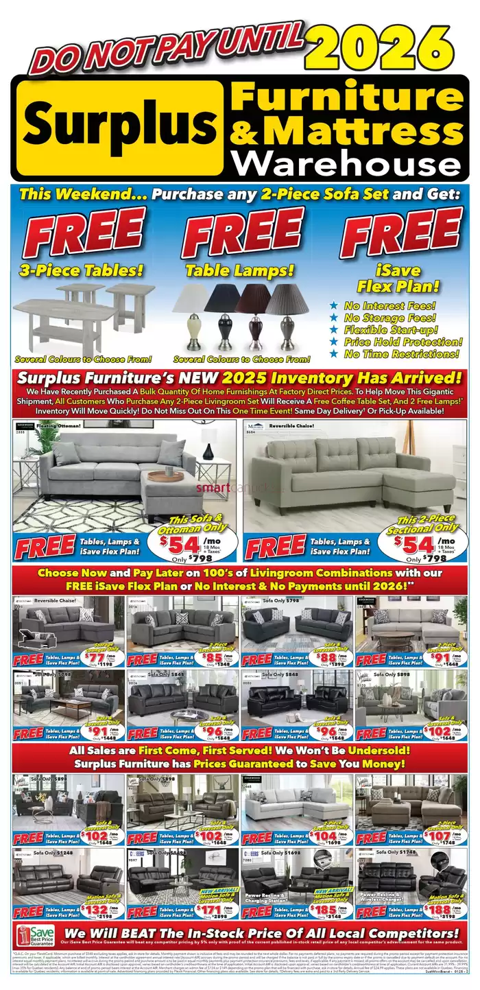 Surplus Furniture catalogue in Sydney | Current deals and offers | 2025-01-06 - 2025-01-26