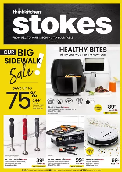 Home & Furniture offers in Winnipeg | Big Sidewalk Sale in Stokes | 2025-01-06 - 2025-02-16