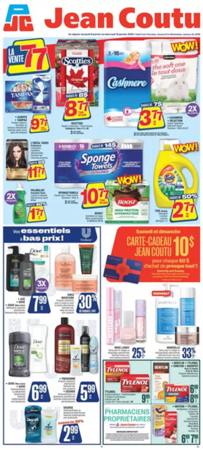 Jean Coutu catalogue in Montreal | Weekly Flyer | 2025-01-09 - 2025-01-15