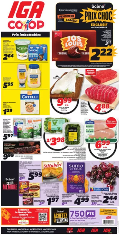 IGA catalogue in Shawinigan | New Brunswick | 2025-01-09 - 2025-01-15