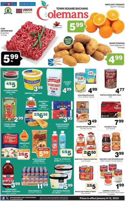 Coleman's catalogue in St. John's | Current bargains and offers | 2025-01-09 - 2025-01-15