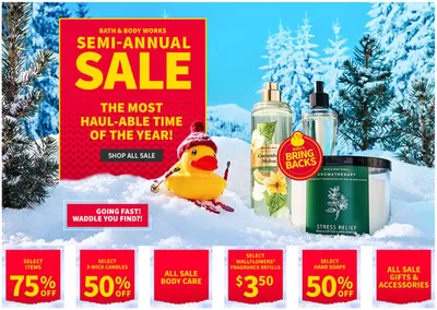 Pharmacy & Beauty offers in Plympton-Wyoming | Semi-Annual Sale in Bath & Body Works | 2025-01-07 - 2025-01-21