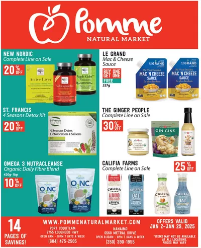 Pomme Natural Market catalogue in Coquitlam | Month Long Savings | 2025-01-07 - 2025-01-29