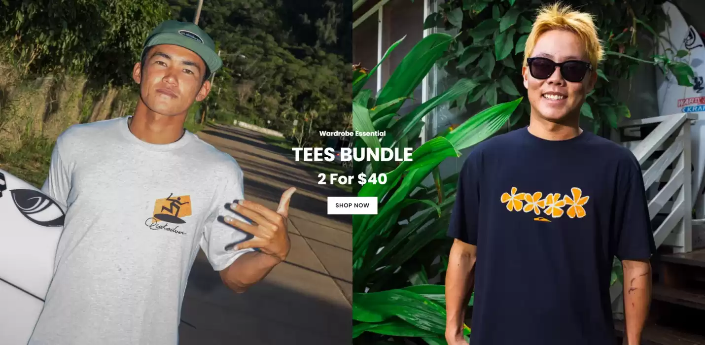 Quiksilver catalogue in Vancouver | Tees Bundle 2 for $40 | 2025-01-07 - 2025-01-21