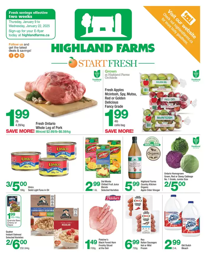 Highland Farms catalogue in Scarborough | Highland Farms flyer | 2025-01-09 - 2025-01-22