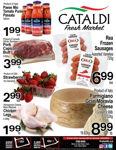 Cataldi catalogue in Toronto | New offers to discover | 2025-01-08 - 2025-01-15