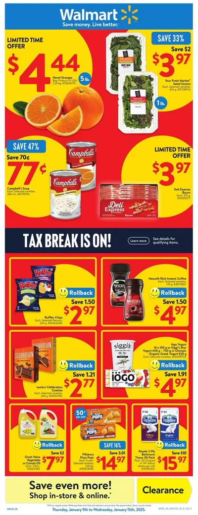 Walmart catalogue in Woodstock | Walmart flyer | 2025-01-09 - 2025-01-15