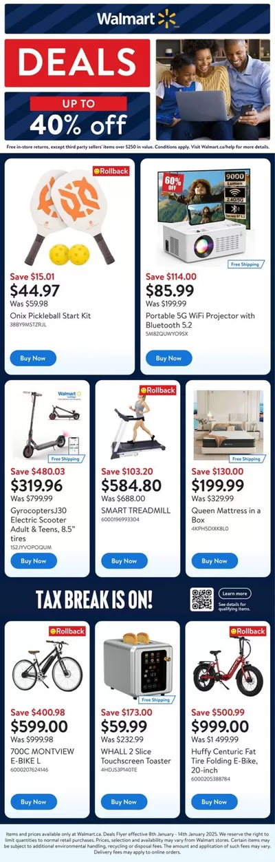 Walmart catalogue in Woodstock | Exclusive deals for our customers | 2025-01-09 - 2025-01-15