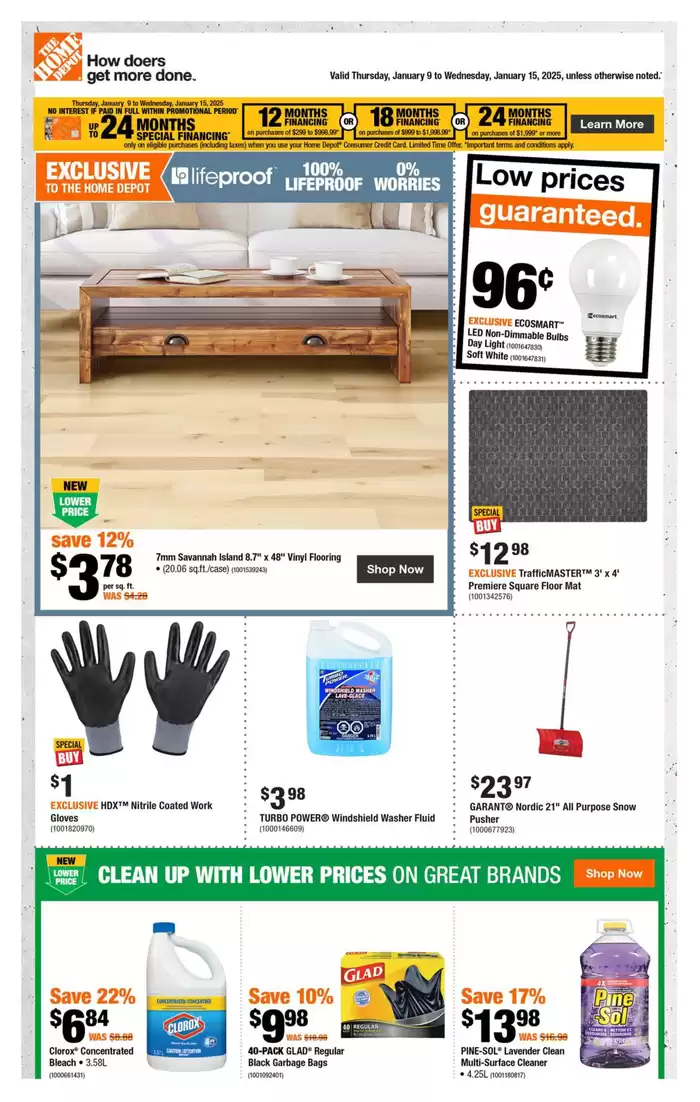 Home Depot catalogue in Sydney | Weekly Flyer_CP | 2025-01-09 - 2025-01-15