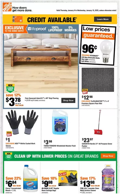 Home Depot catalogue in Montréal-Est | Great offer for bargain hunters | 2025-01-09 - 2025-01-15