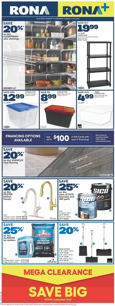 RONA catalogue in Sydney | RONA Weekly ad | 2025-01-09 - 2025-01-15