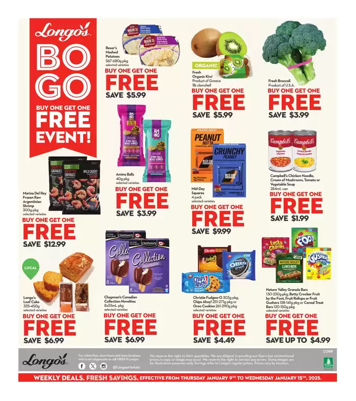 Longo's catalogue in Markham | Weekly Flyer | 2025-01-09 - 2025-01-15