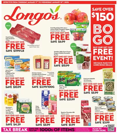 Longo's catalogue in Stouffville | Weekly Flyer | 2025-01-09 - 2025-01-15