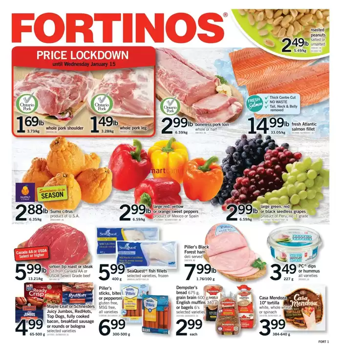 Fortinos catalogue in Vaughan | Fortinos weekly flyer | 2025-01-09 - 2025-01-15