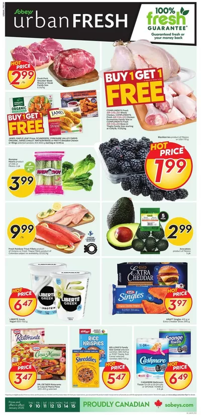 Sobeys catalogue in Calgary | Attractive special offers for everyone | 2025-01-09 - 2025-01-15