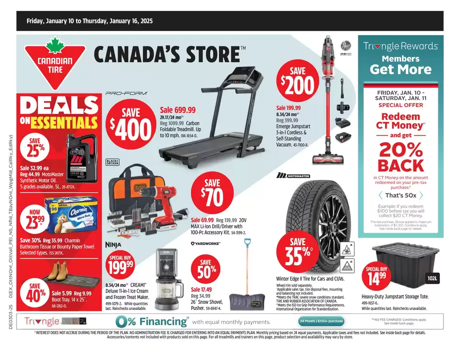 Canadian Tire catalogue in Toronto | Exclusive deals and bargains | 2025-01-10 - 2025-01-16