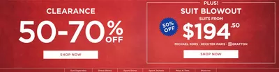 Clothing, Shoes & Accessories offers in Sydney | 50-70% Off Sale in Tip Top Tailors | 2025-01-08 - 2025-01-22