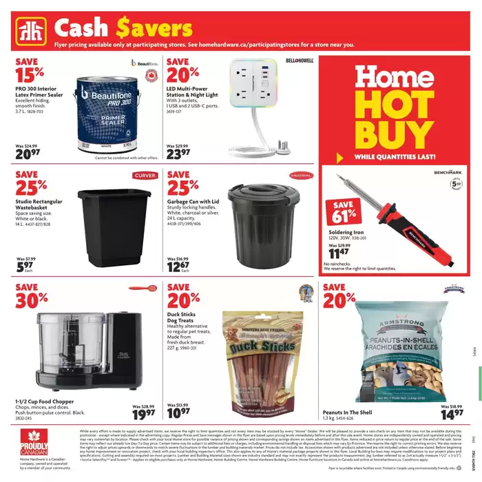 Home Hardware catalogue in Saint George | Exclusive bargains | 2025-01-09 - 2025-01-22