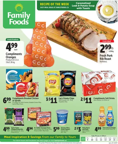 Grocery offers in Hudson Bay | Family Foods weekly flyer in Family Foods | 2025-01-09 - 2025-01-16