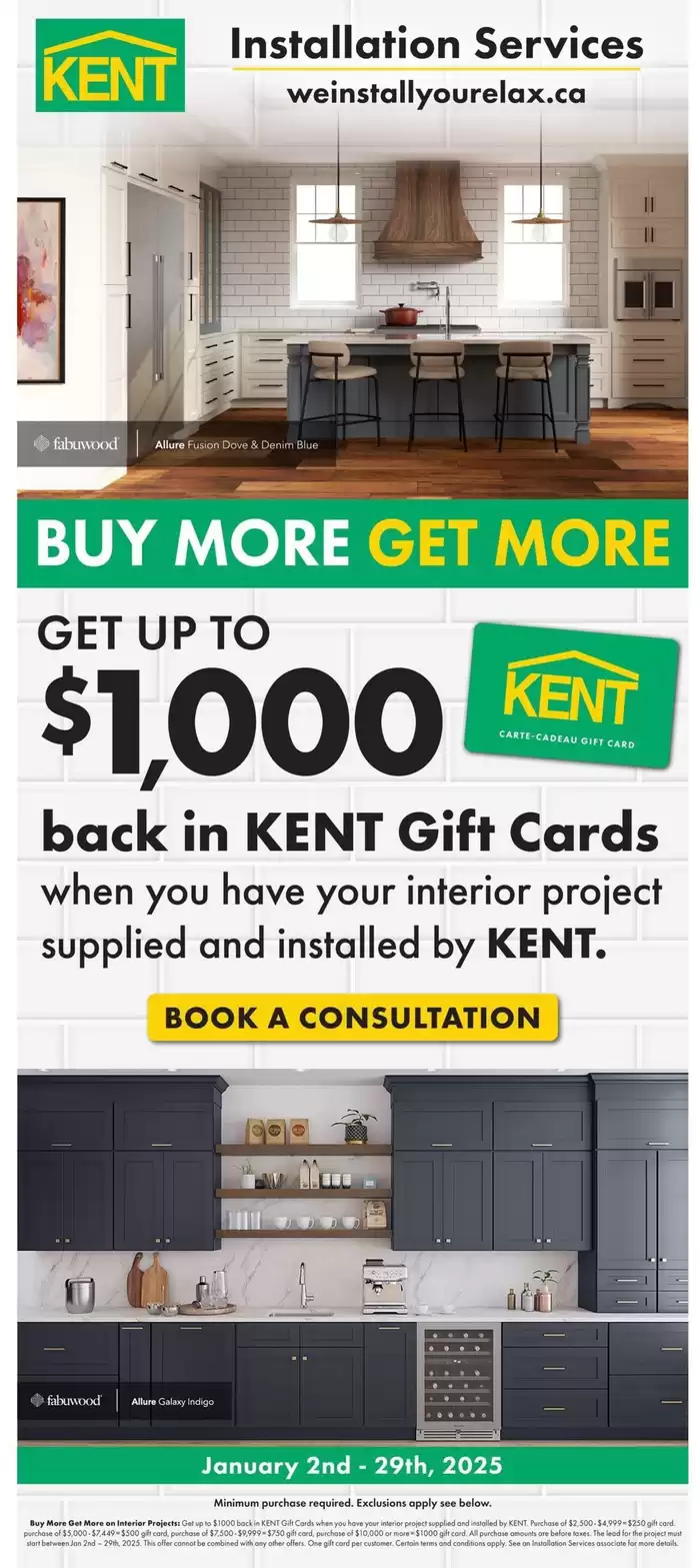 Kent catalogue in Moncton | Kent Weekly ad | 2025-01-09 - 2025-01-15