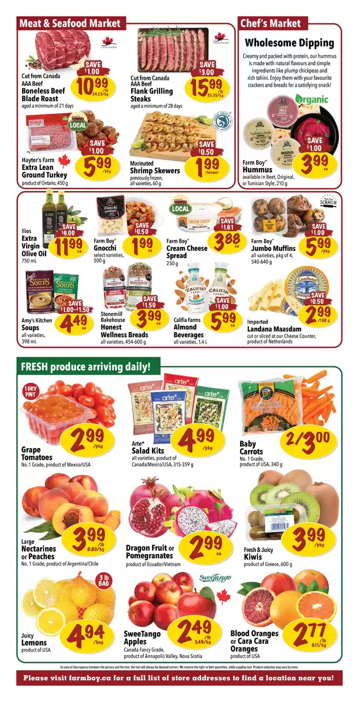 Farm Boy catalogue in Gatineau | Farm Boy weekly flyer | 2025-01-09 - 2025-01-15