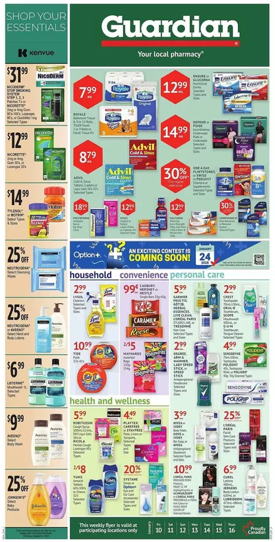 Pharmacy & Beauty offers in Chapleau | Guardian Pharmacy weekly flyer in Guardian Pharmacy | 2025-01-09 - 2025-01-29