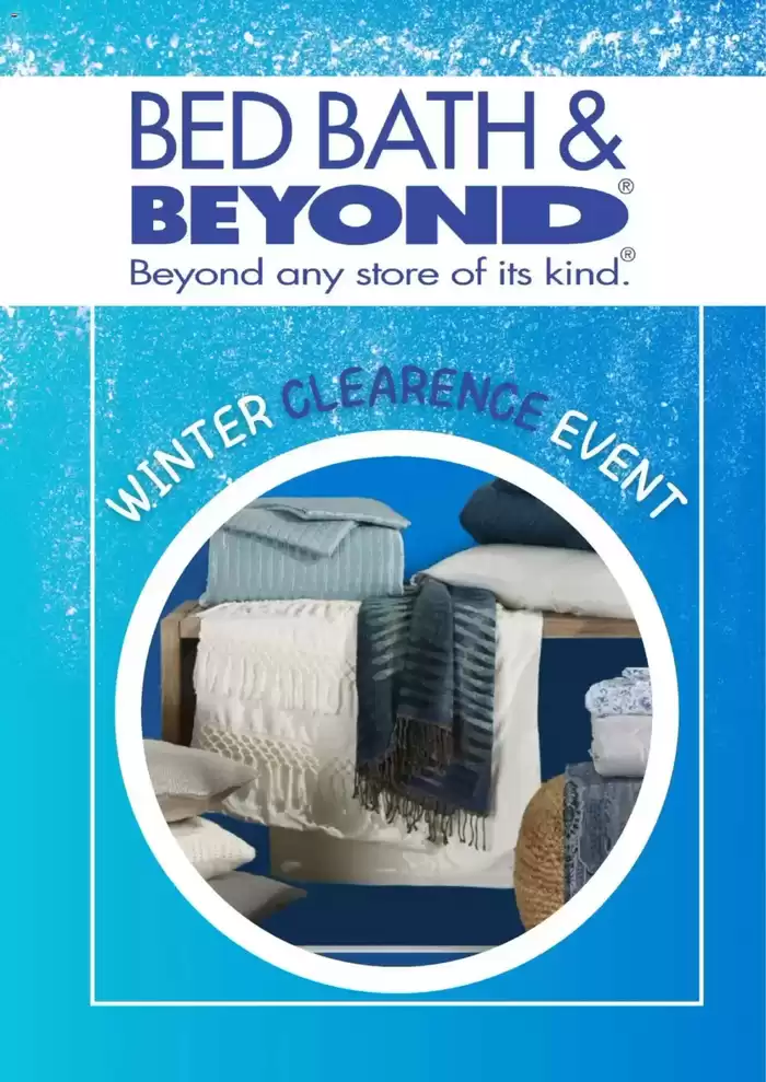 Bed Bath & Beyond catalogue in Edmonton | Winter Clearance Event | 2025-01-09 - 2025-01-23