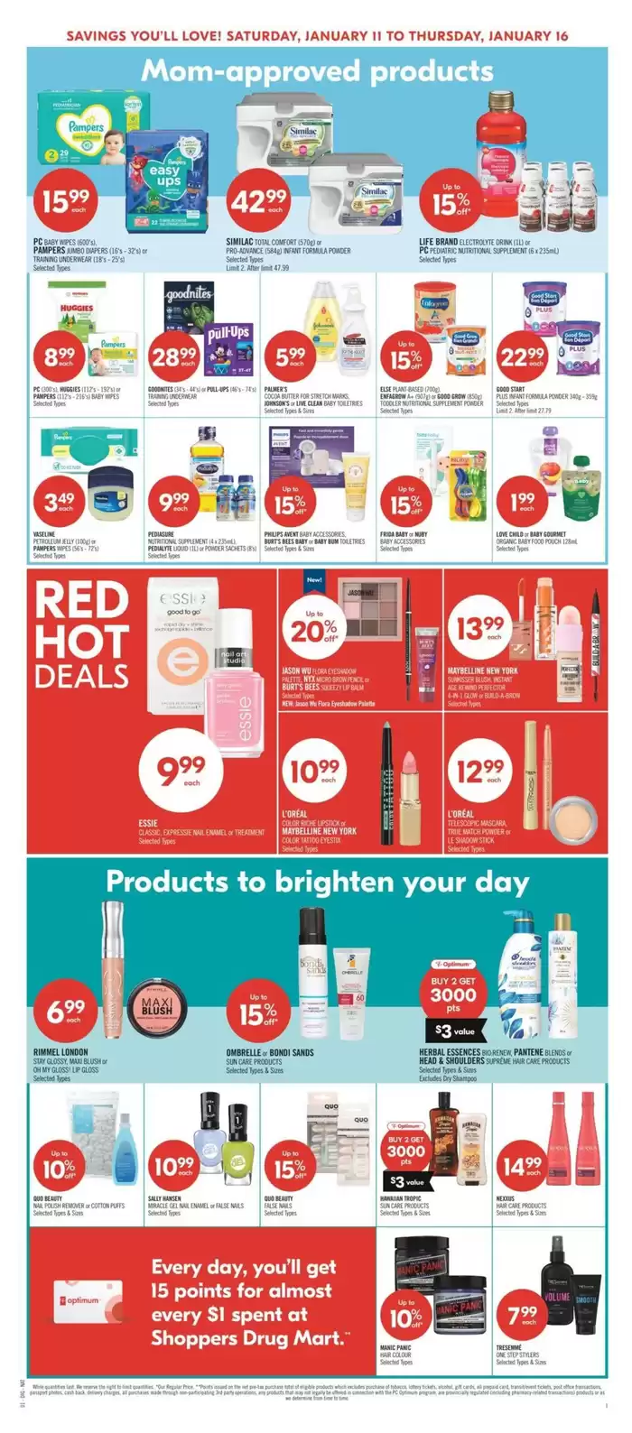 Shoppers Drug Mart catalogue in Belleville | Top deals for all customers | 2025-01-11 - 2025-01-16