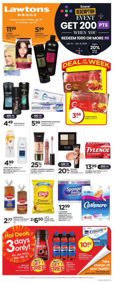 Pharmacy & Beauty offers in Sydney | Weekly Ad in Lawtons Drugs | 2025-01-10 - 2025-01-16