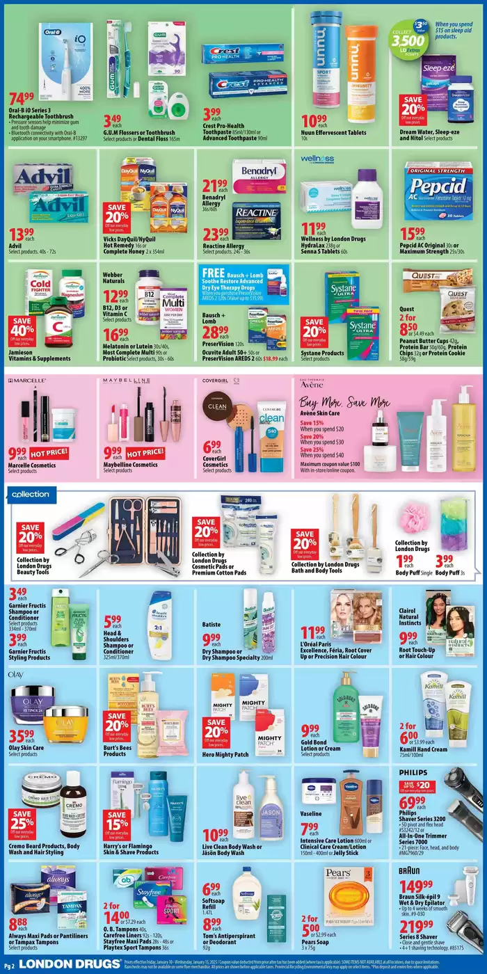 London Drugs catalogue in Abbotsford | Our best bargains | 2025-01-10 - 2025-01-15